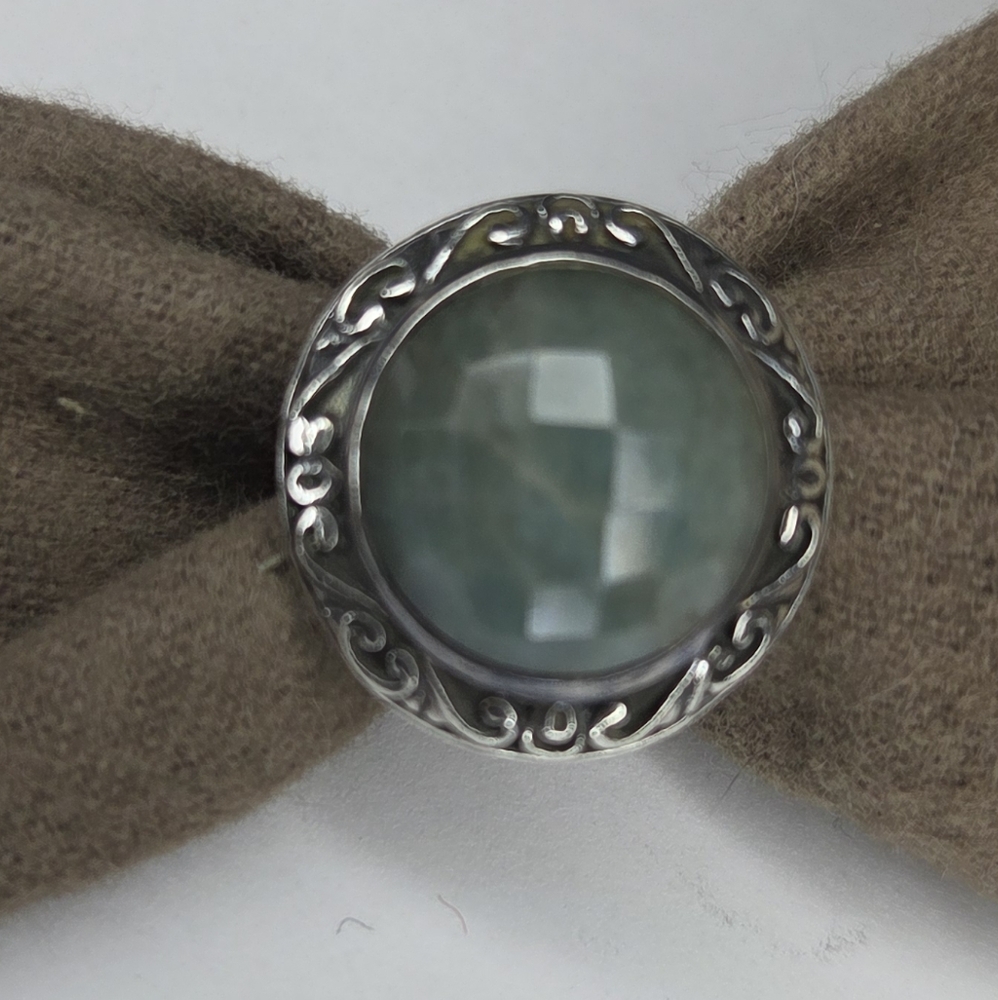 FADI Sterling Silver & Aquamarine Ring